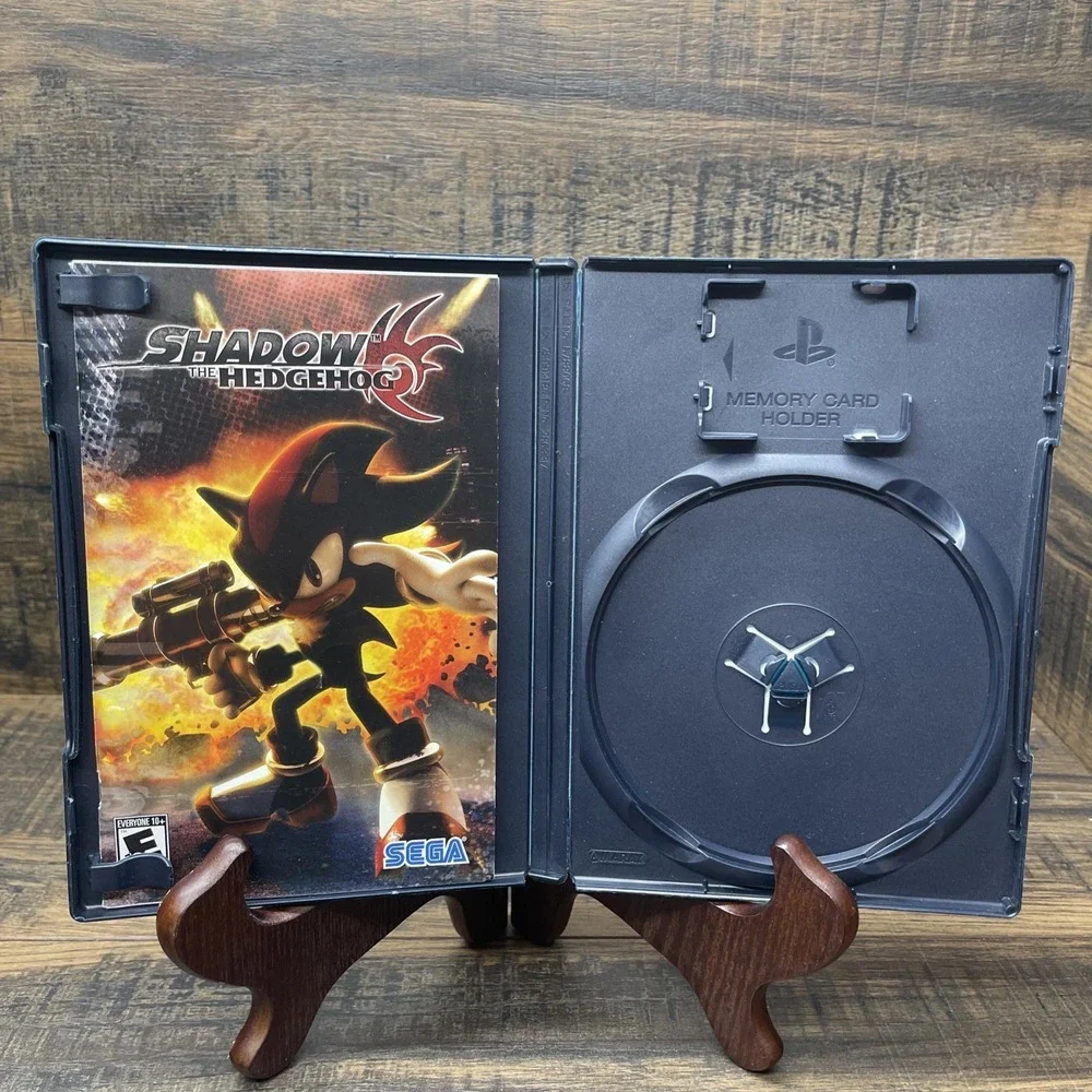 Shadow the Hedgehog Sony PlayStation 2, 2005, Black Label, Manual, Case Only